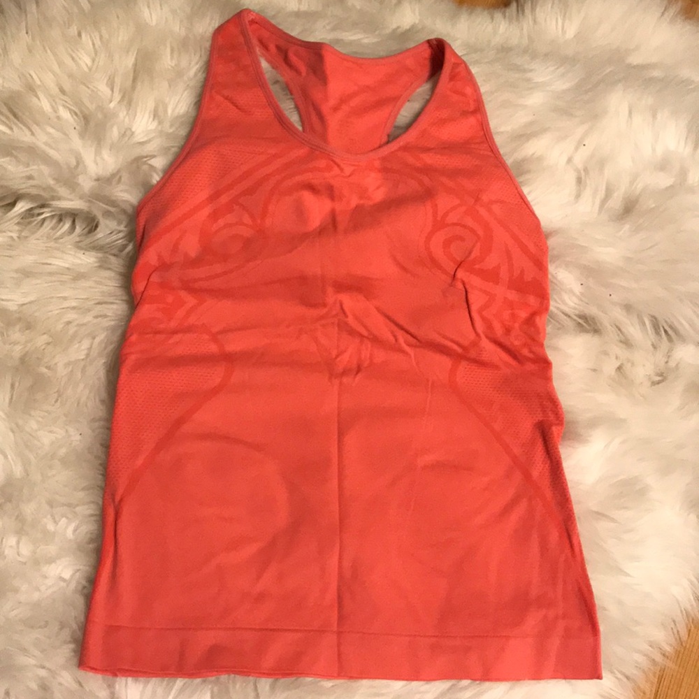 Peach workout/yoga tank top